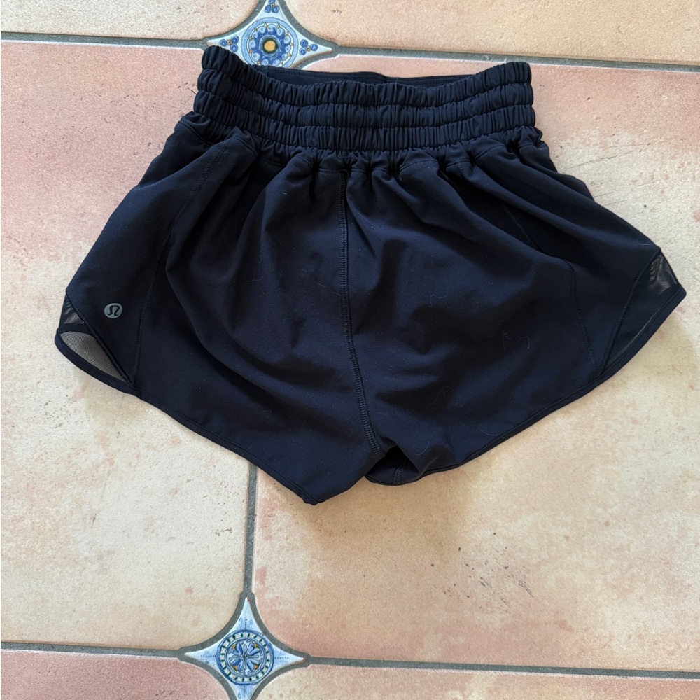 lululemon athletica Women's Black Athletic Shorts